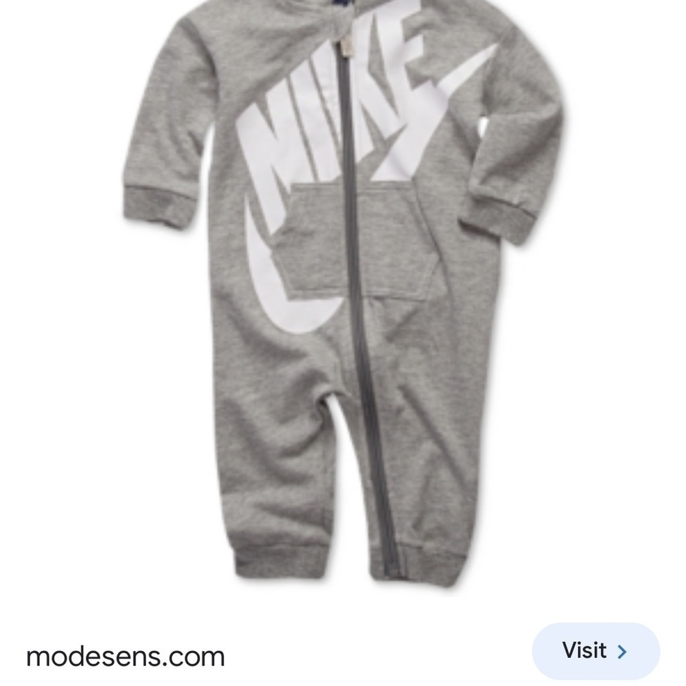 Nike Baby Boys All Day Play
Coverall
Baby unisex one-piece 3 month